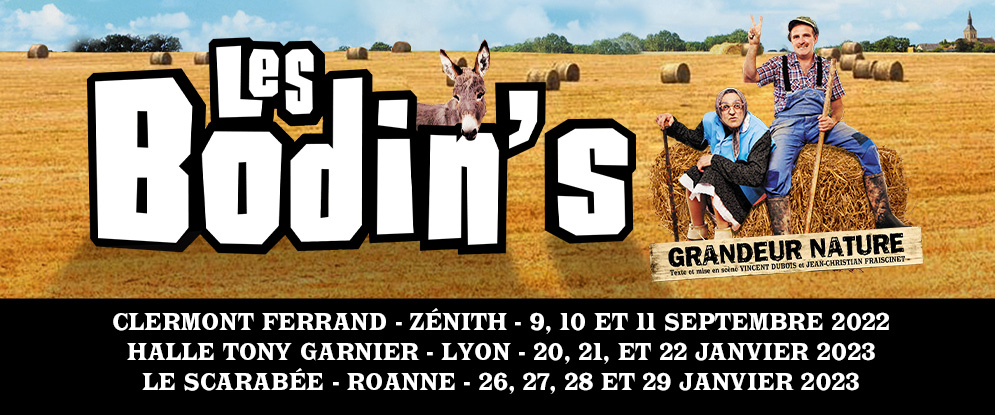 Spectacle Des Bodins 2023 Calendrier Les Bodin's En Concert - Billetterie En Ligne - Contremarque